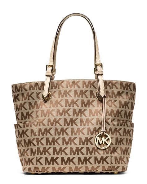 blue signature michael kors bag|Michael Kors signature logo handbags.